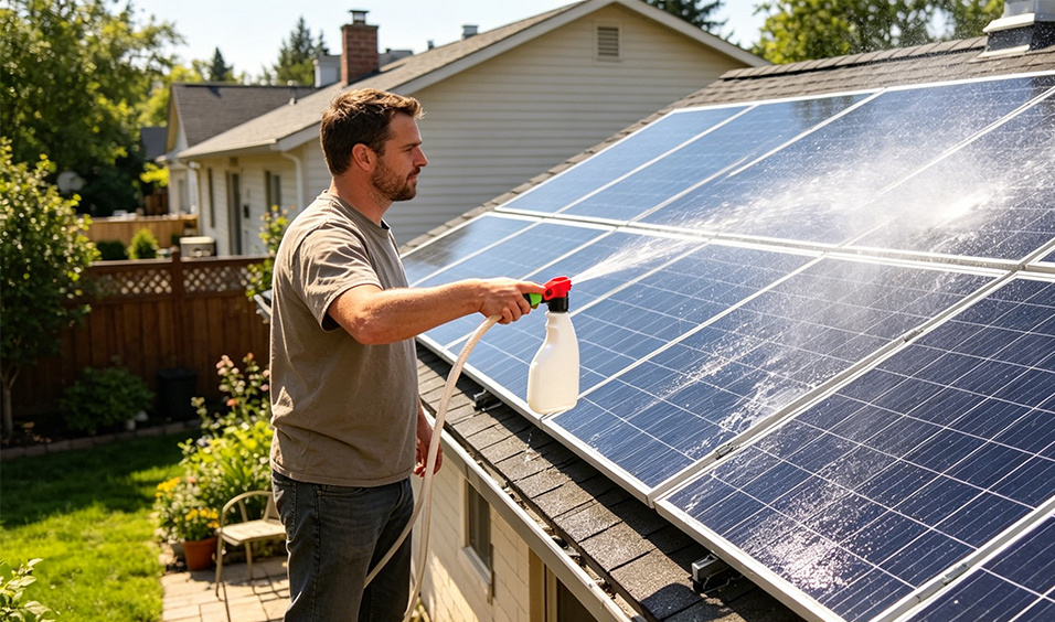 Entretien des panneaux solaires