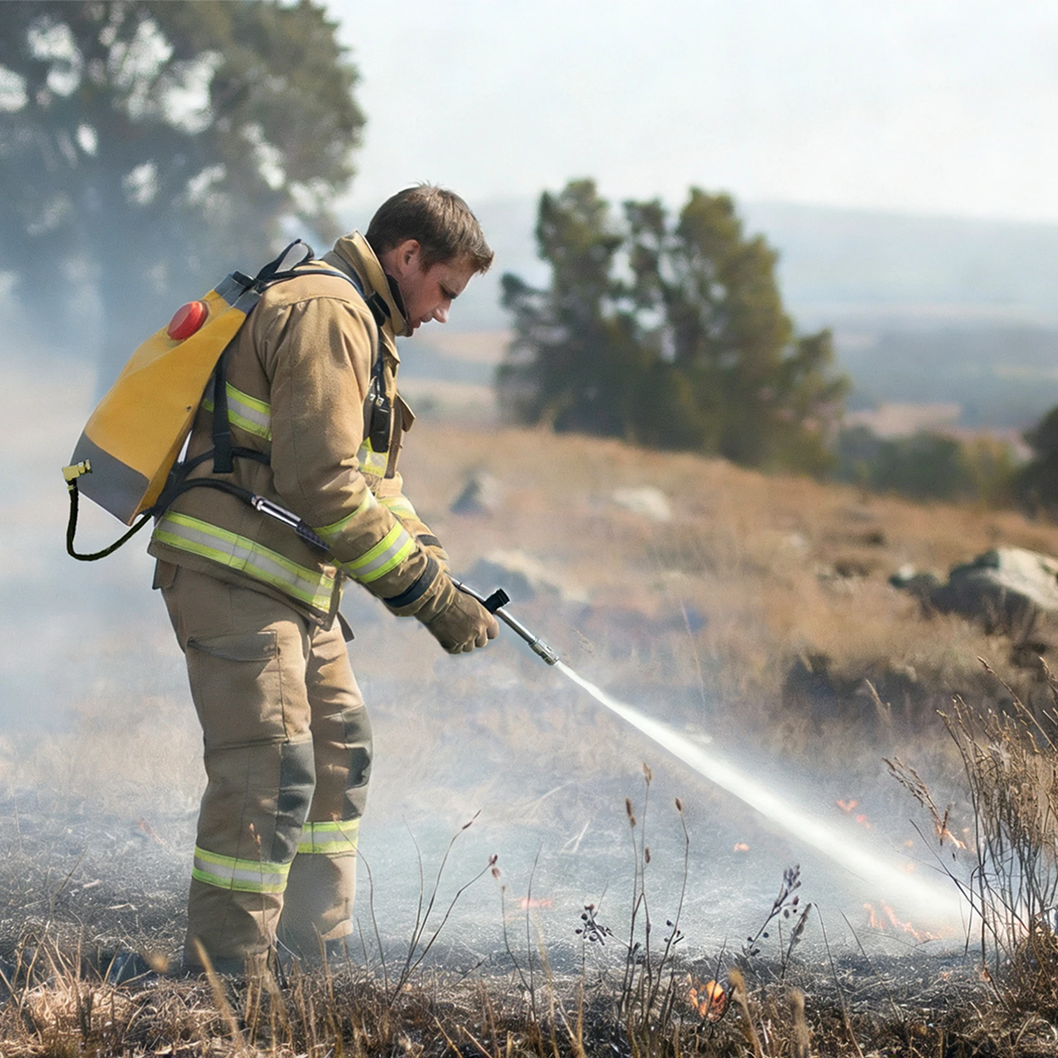 Sac &agrave; dos de lutte contre l'incendie de 20 L pour les for&ecirc;ts sauvages