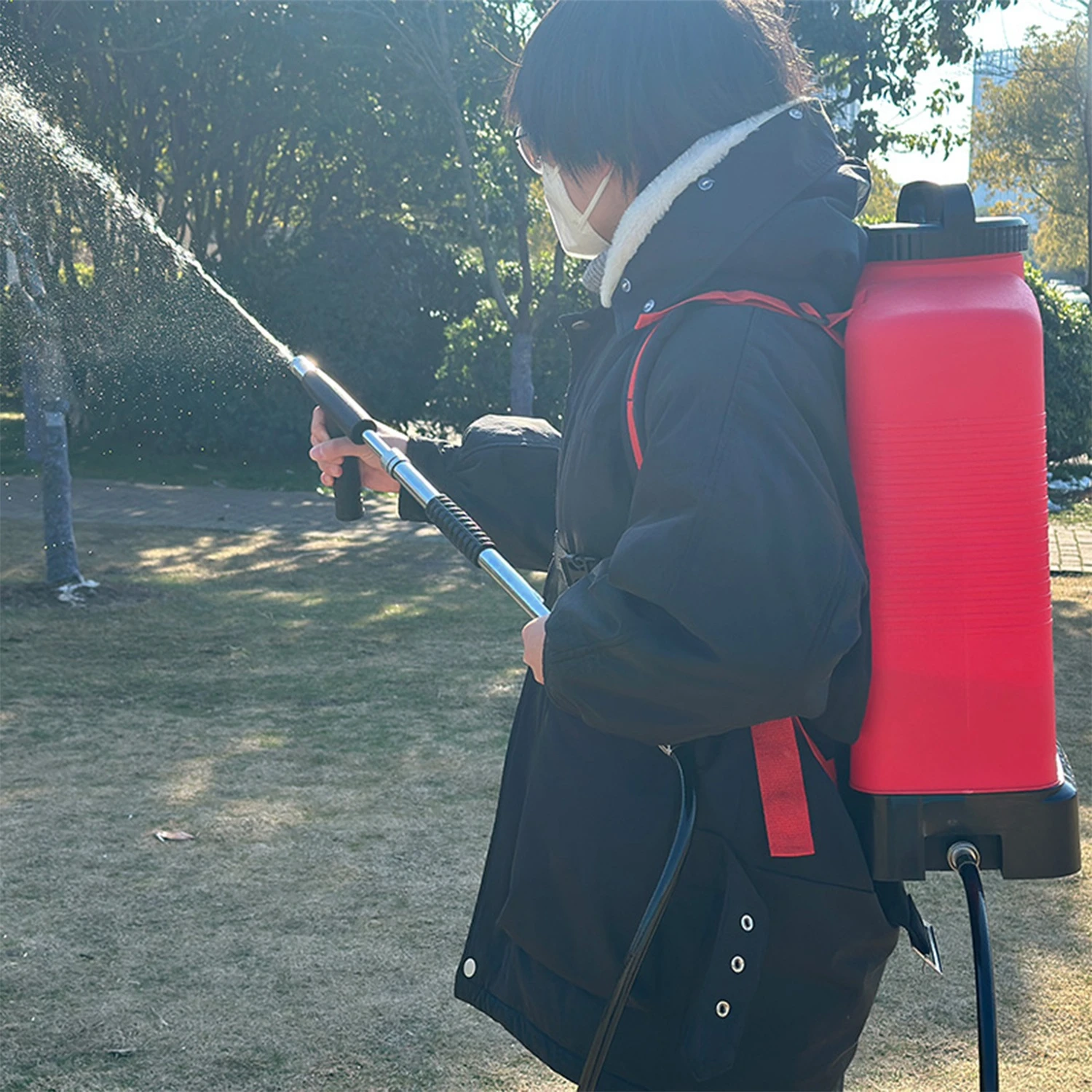 5 gallons. Pulv&eacute;risateur de lutte contre l'incendie, pompe &agrave; incendie de for&ecirc;t, &eacute;quipement d'extinction pour le sauvetage d'urgence et le sauvetage en cas d'incendie de for&ecirc;t