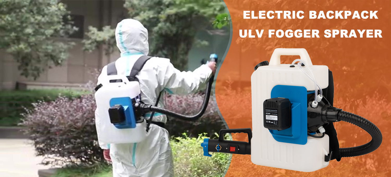 Pulvérisateur ULV à batterie au Lithium de 10l, avec gouttelettes réglables, pour la lutte antiparasitaire agricole, l'assainissement et la désinfection