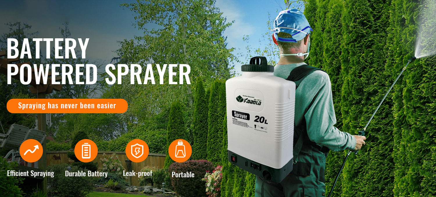 Kobold – pulvérisateur électrique à dos, 20l, alimenté par batterie Rechargeable, pour l'agriculture, la désinfection du jardin et de la pelouse