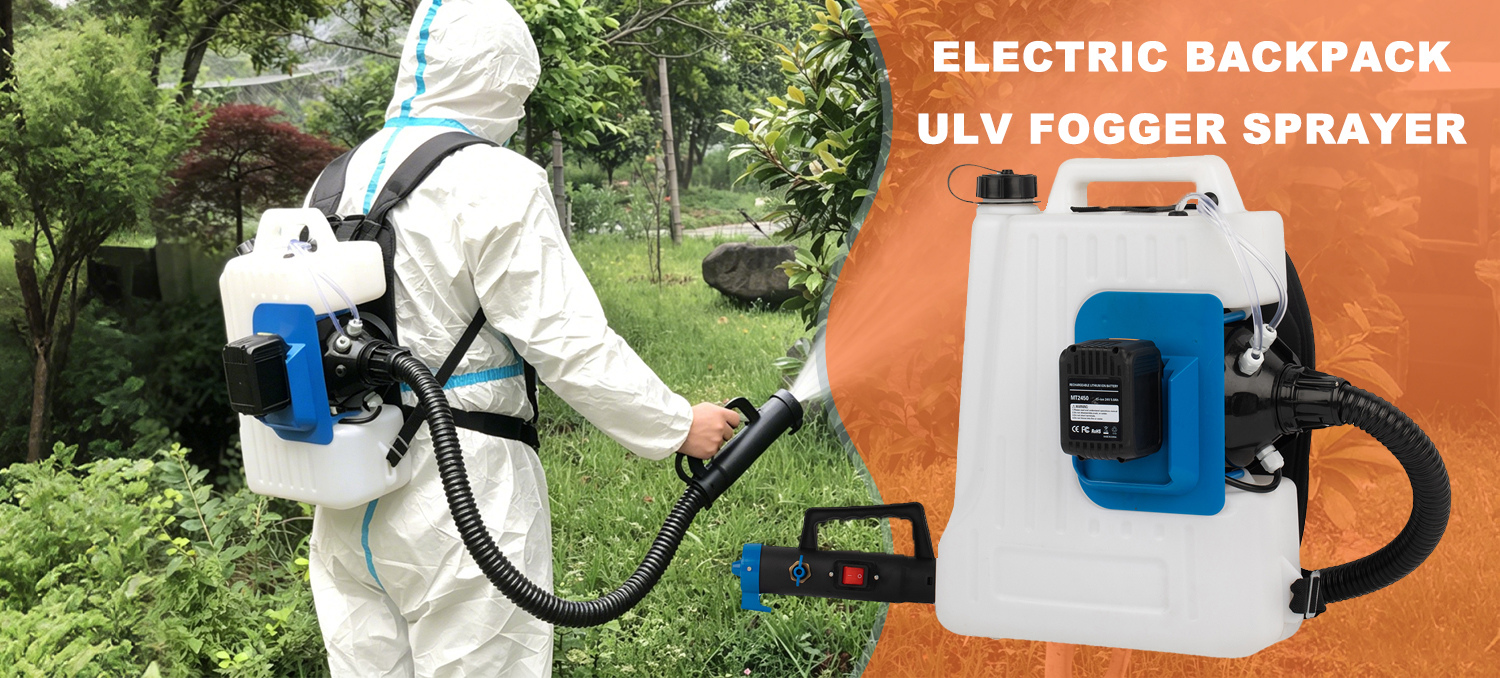 Pulvérisateur ULV à batterie au Lithium de 16l, avec gouttelette réglable, pour la lutte antiparasitaire, l'assainissement et la désinfection