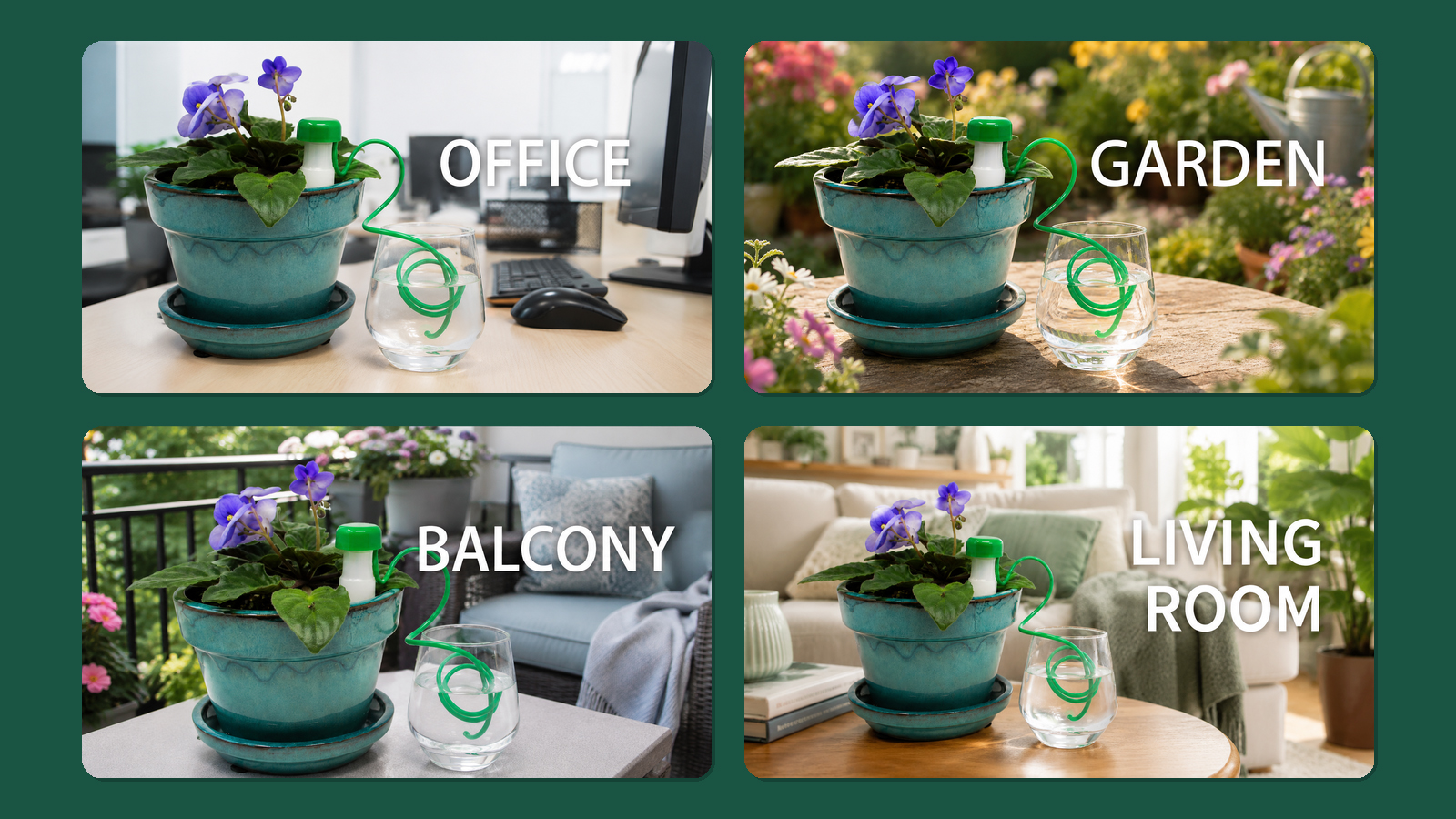Abreuvoirs automatiques pour plantes, pointes d'arrosage automatique pour plantes d'intérieur et d'extérieur (grandes)