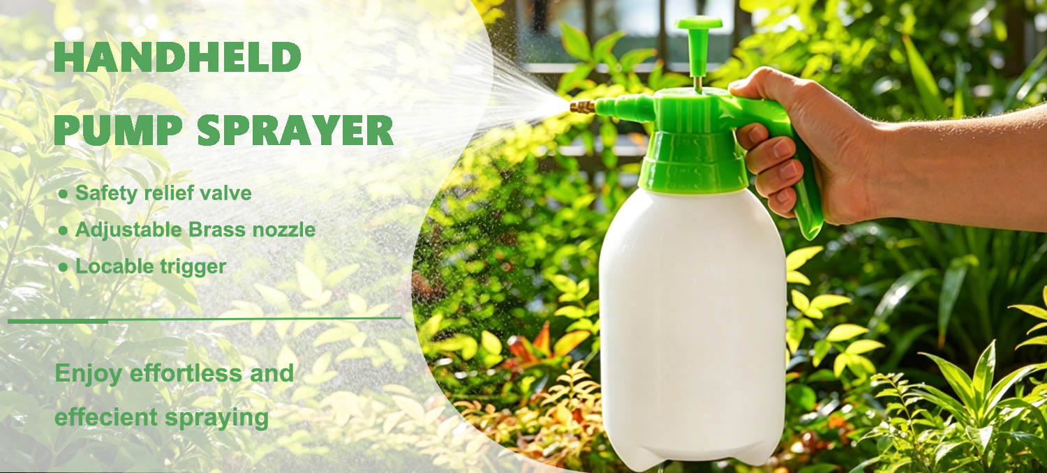 Pulvérisateur à pompe à pression de jardin de 1,5 L pour l'arrosage du nettoyage de la maison et du lavage de voiture