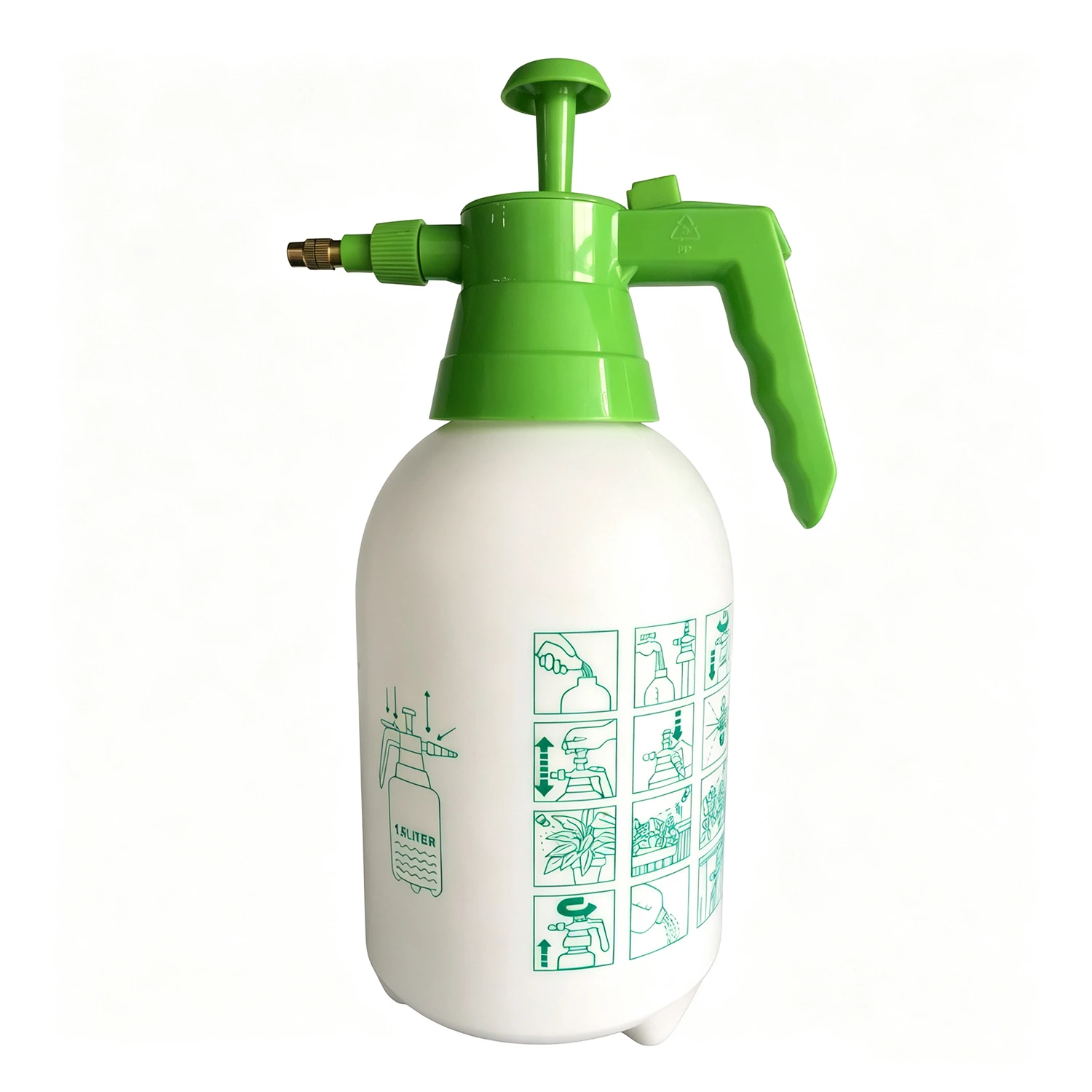 Pulv&eacute;risateur &agrave; pompe &agrave; pression de jardin de 1,5 L pour l'arrosage du nettoyage de la maison et du lavage de voiture